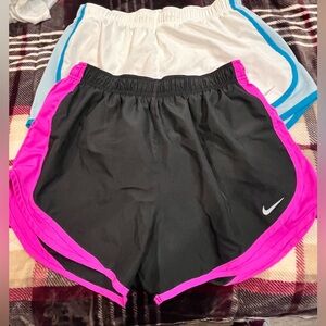 Nike Women's Black Shorts with Pink Trim large